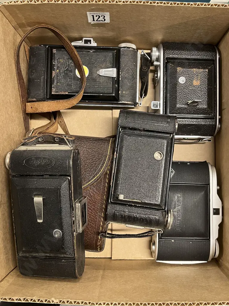 Five Folding Film Cameras Image 1++