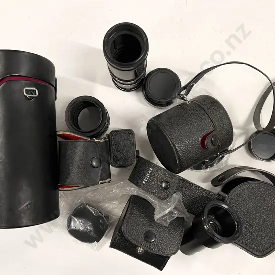 Collection of Lenses & Lens Accessories