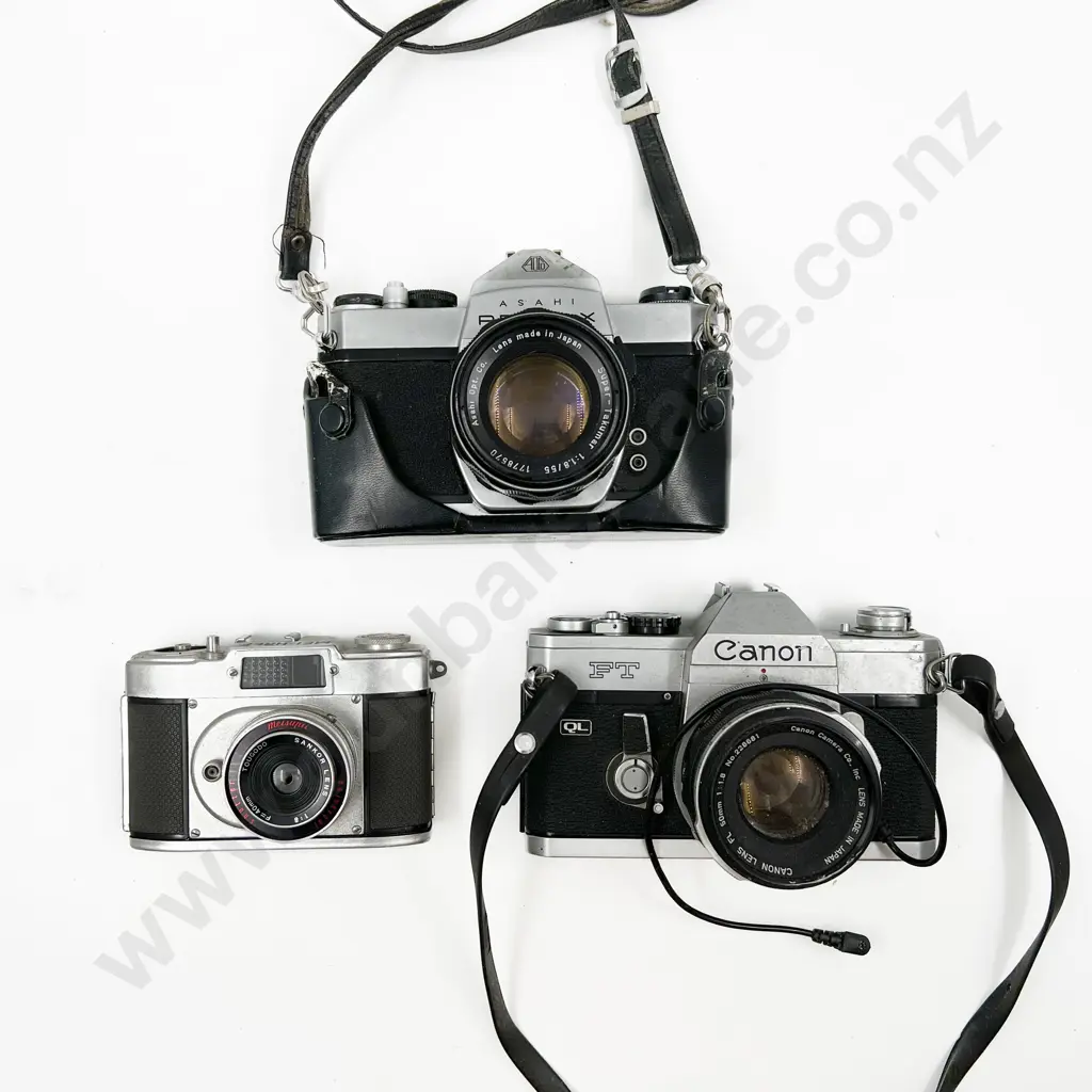 Canon FT SLR & Pentax SP1000 SLR with Other Image 1++