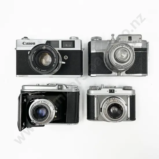 Four Rangefinder Film Cameras Incl. Canon QL19