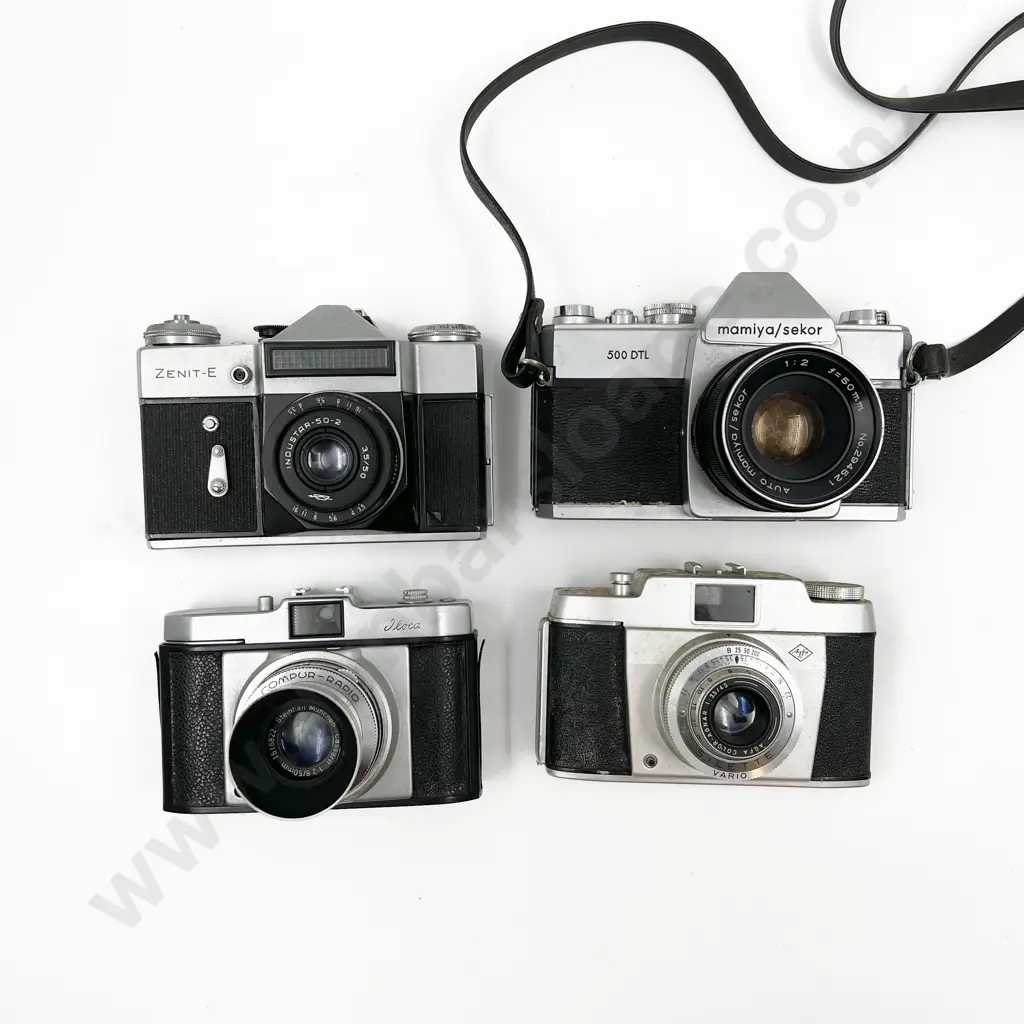 Two SLRs & Two Rangefinders Incl. Mamiya/Sekor 500DTL Image 1++