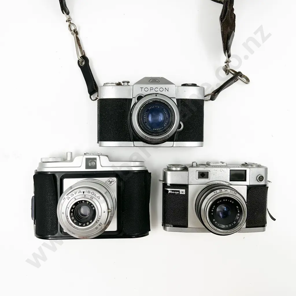 Topcon SLR & Two Other Rangefinders Image 1++