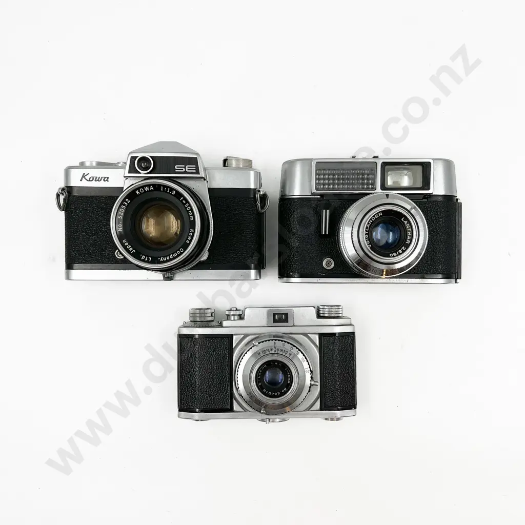 One SLR & Two Rangefinder Film Cameras Image 1++
