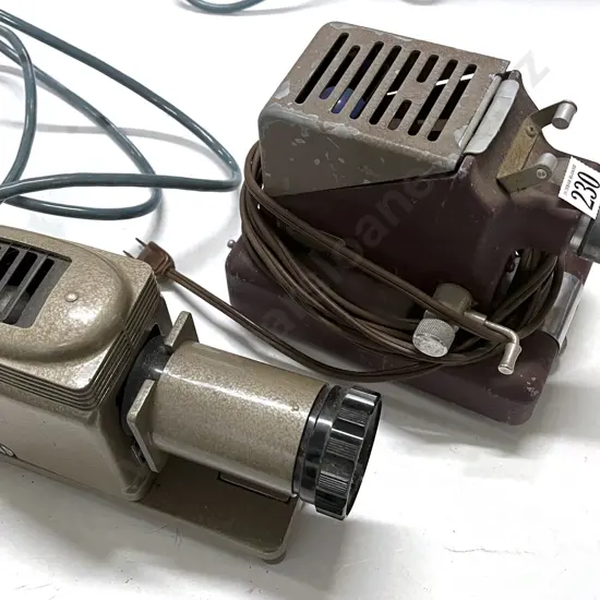 Two Slide Projectors