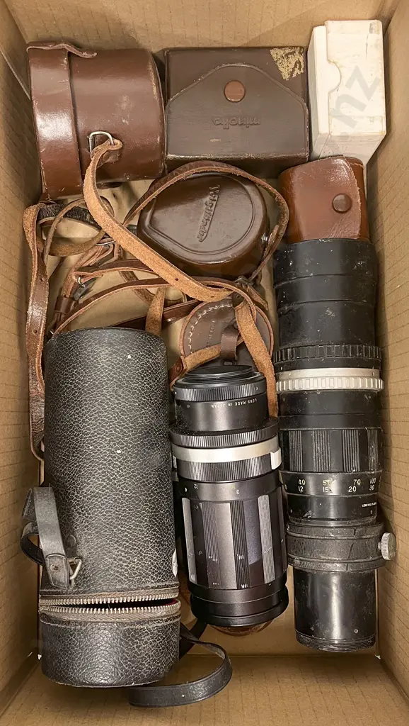 Assortment of Various Camera Lenses Image 1++