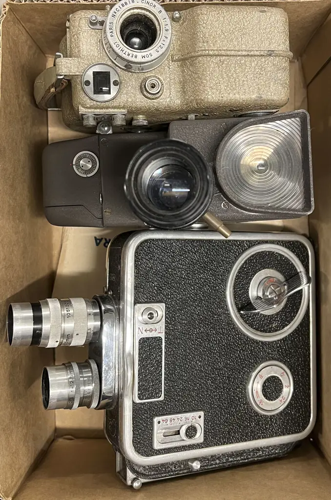 Three 8mm Film Video Cameras Image 1++