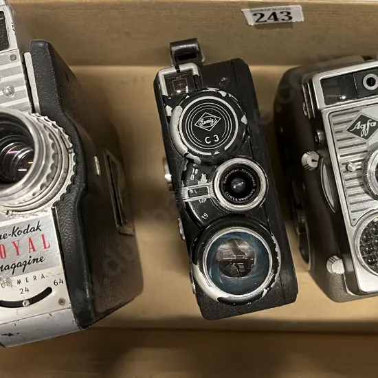 Three 8mm Film Video Cameras