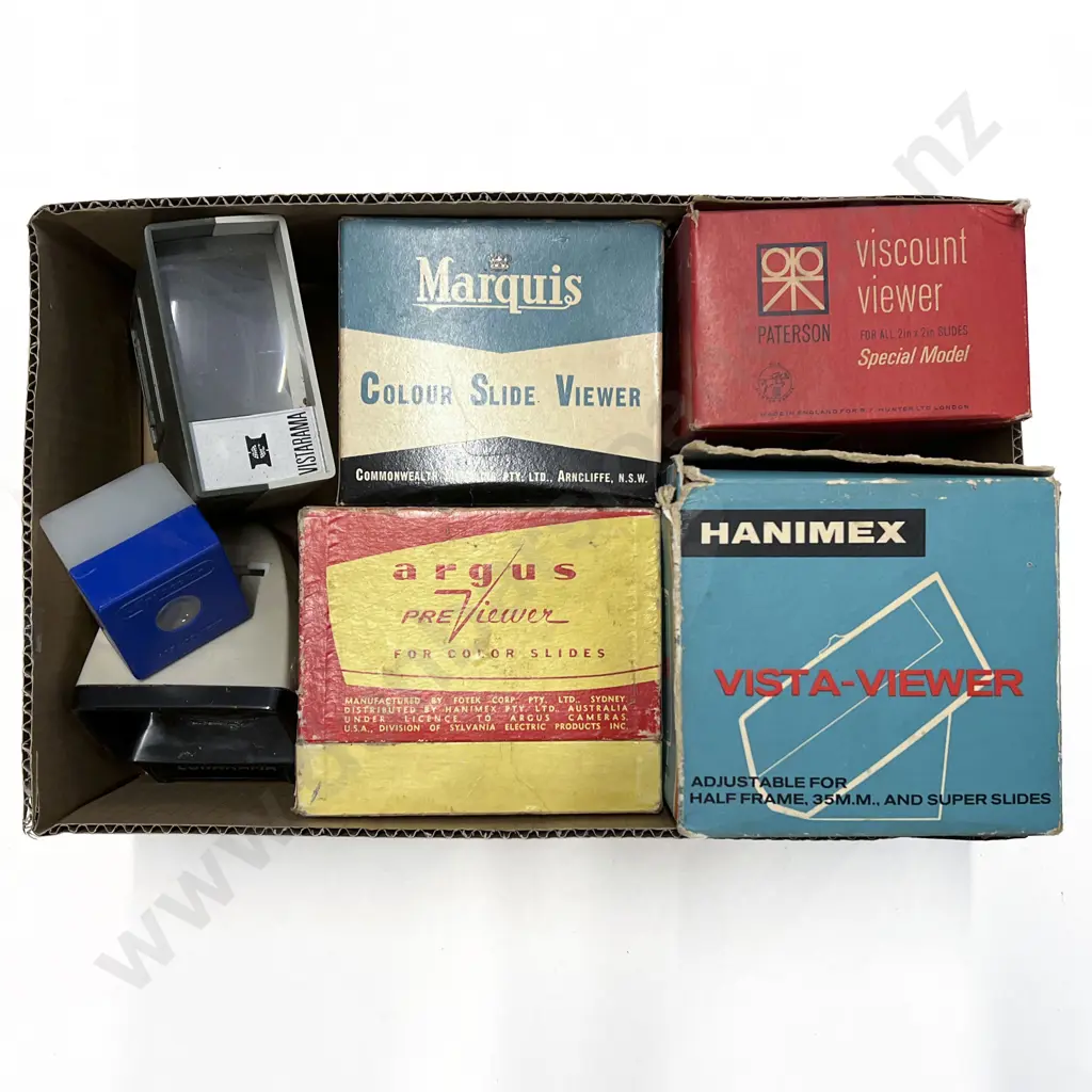 Seven Various Film Slide Viewers Image 1++