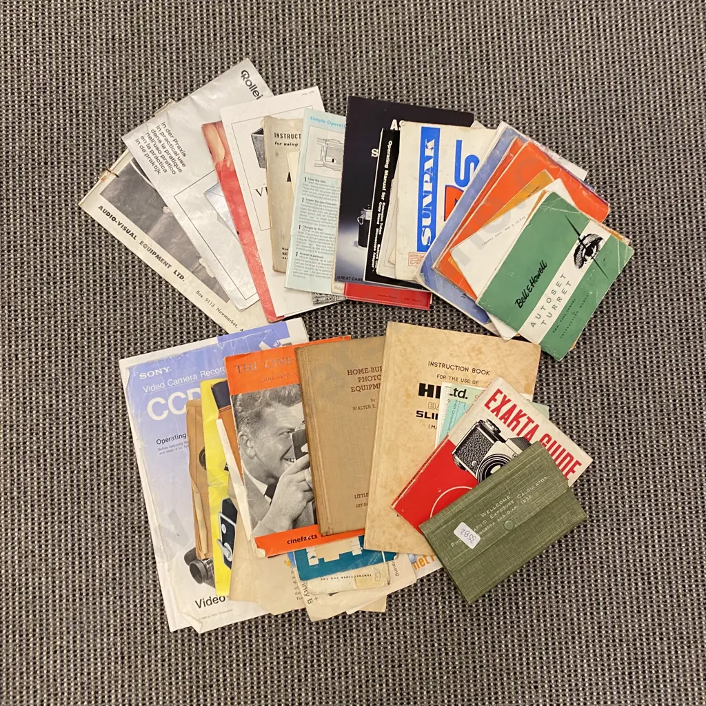 Various Vintage Camera Guides & Instruction Manuals Image 1++