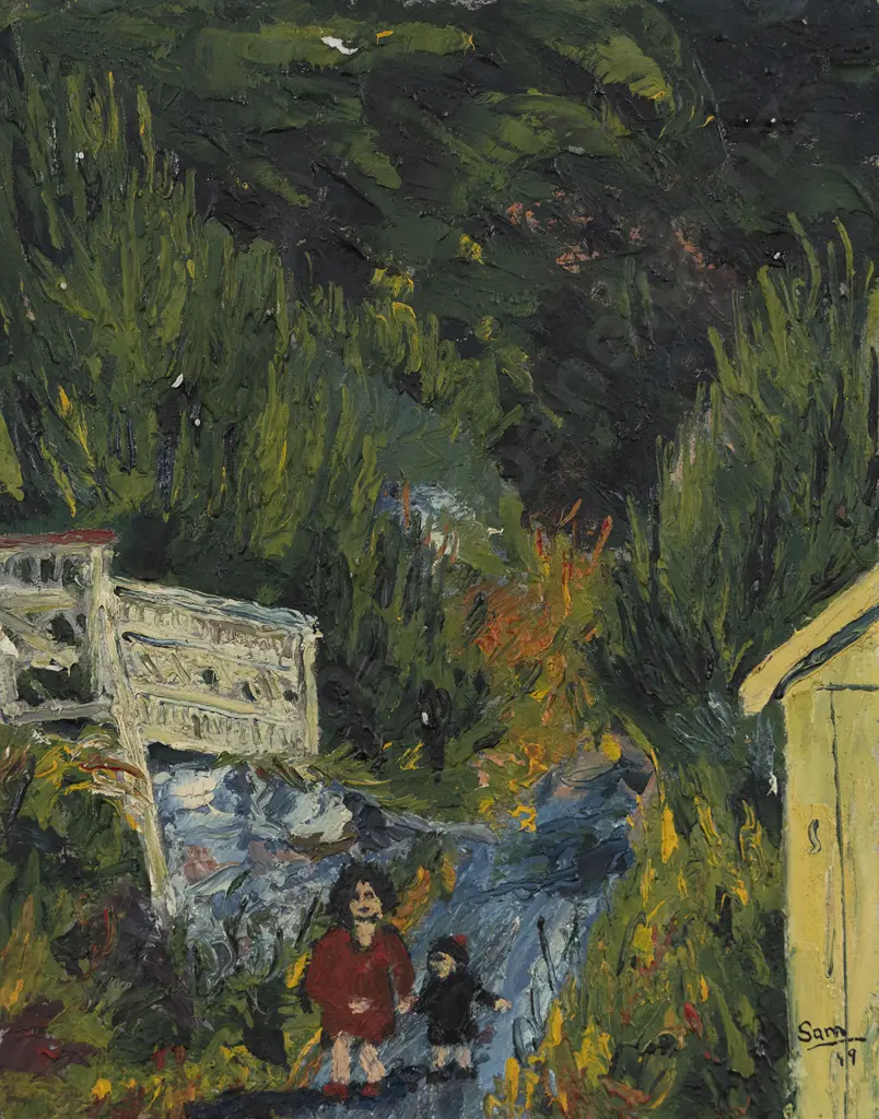 Sam Cairncross (1913-76) - Edge of Town Belt (unframed) Image 1++