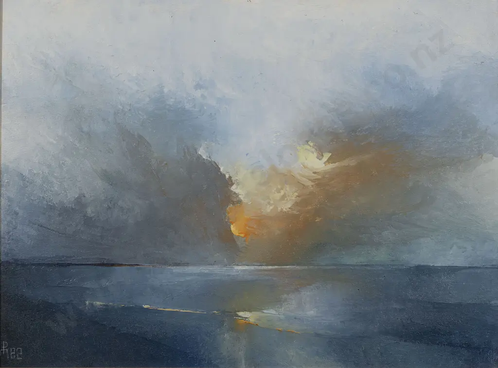 Philip Markham 9b 1939) - Light (Kapiti Coast I) Image 1++