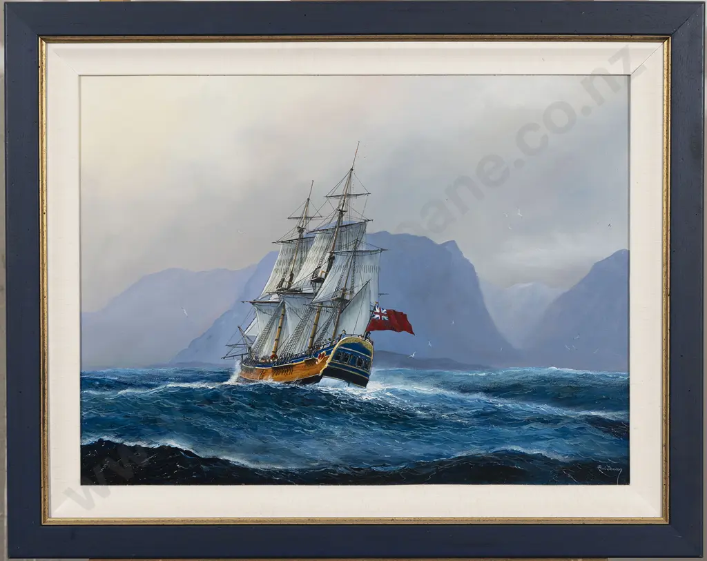 Paul Deacon - HMS Endeavour off Doubtful Sound Image 1++