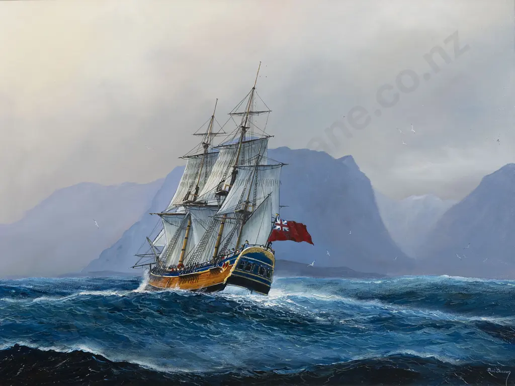 Paul Deacon - HMS Endeavour off Doubtful Sound Image 1++