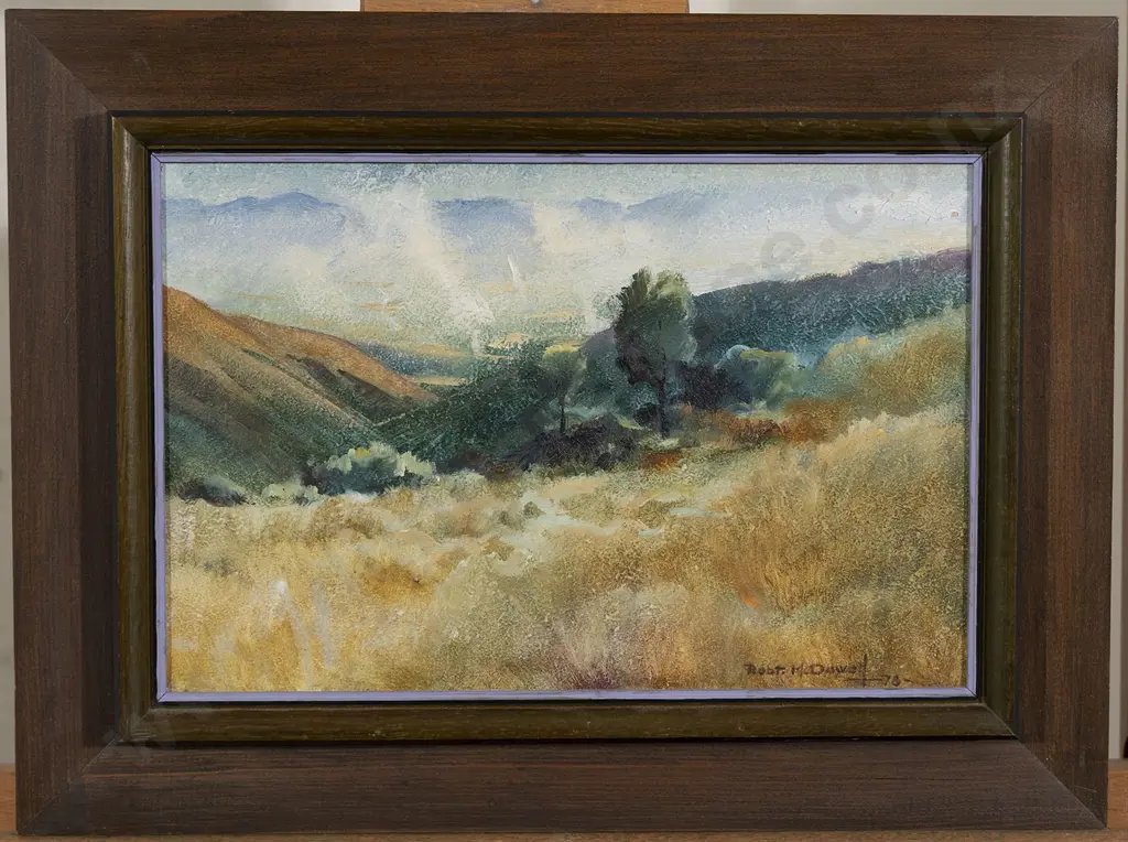 Robert McDowell (b 1937) - Morning Mist from Kennedy's Bush I Image 1++