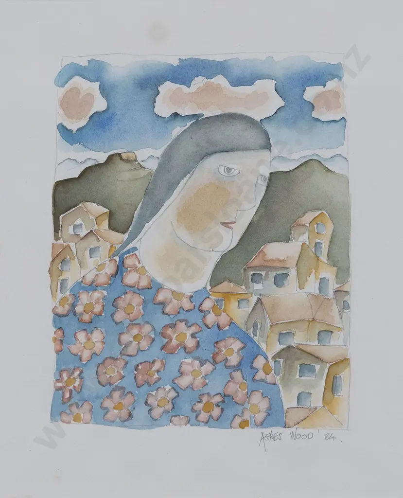 Agnes Wood (1912 - 2013) - Portrait Image 1++
