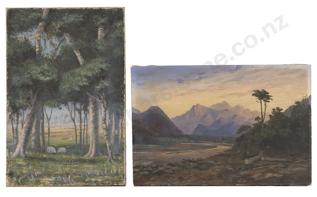 Two Colonial Landscapes Image 1++