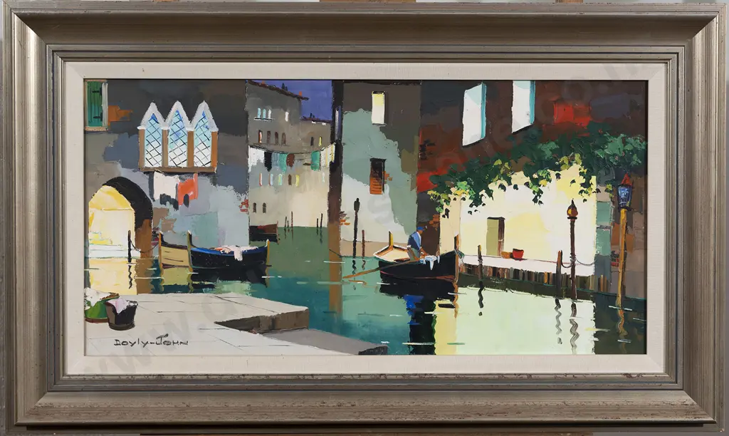 Cecil Rochfort D'Oyly-John (1906 - 93) -Venice off the Grand Canal Image 1++
