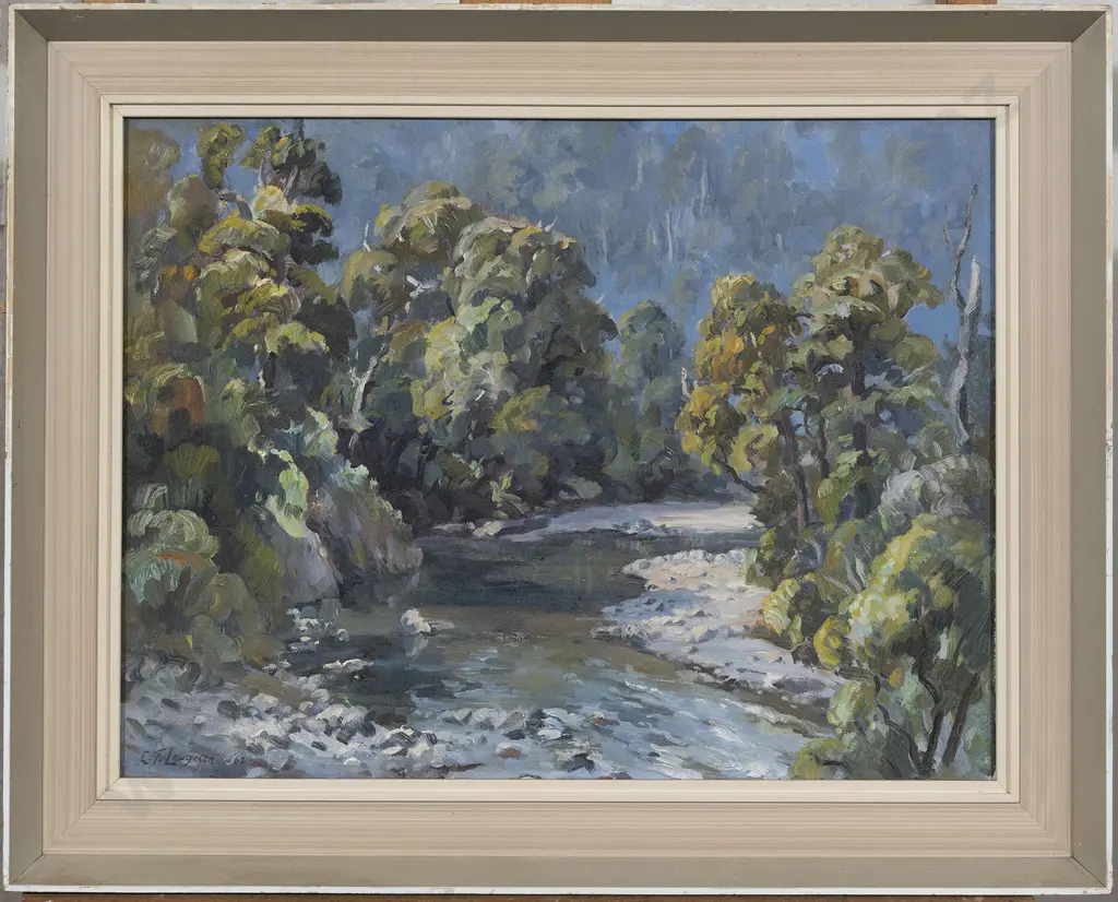 Carl Laugesen (1900 - 87) - Kaitoke Bush Image 1++