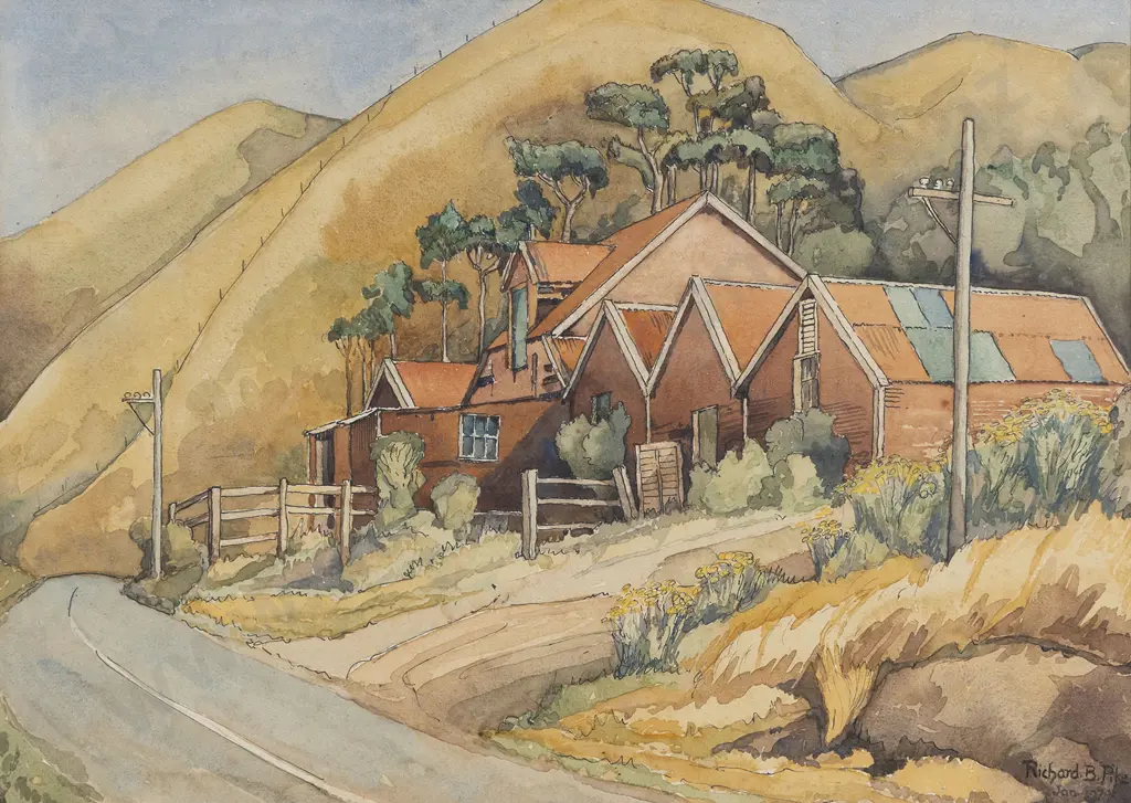 Richard B Pike - Roadside Barn Image 1++