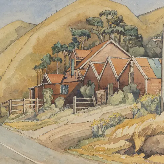 Richard B Pike - Roadside Barn