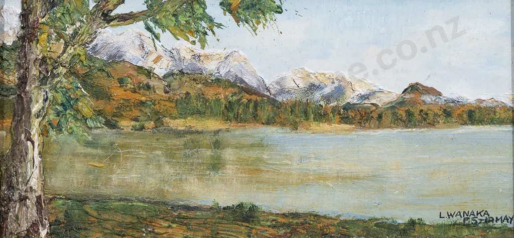 Frank Szirmay (1916 - 1985) - Lake Wanaka Image 1++