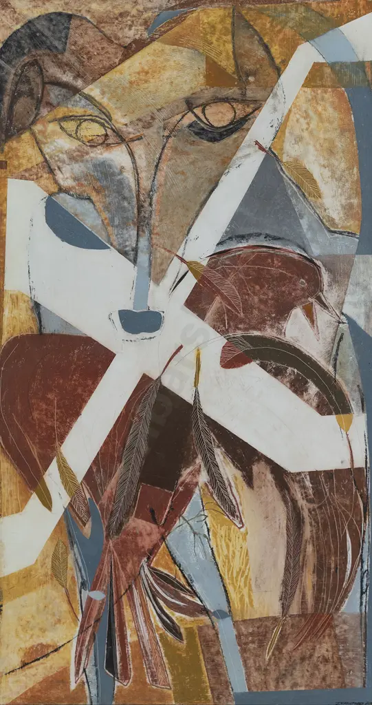 John Crawford (1951 - 2012) - Fox & Chicken Image 1++