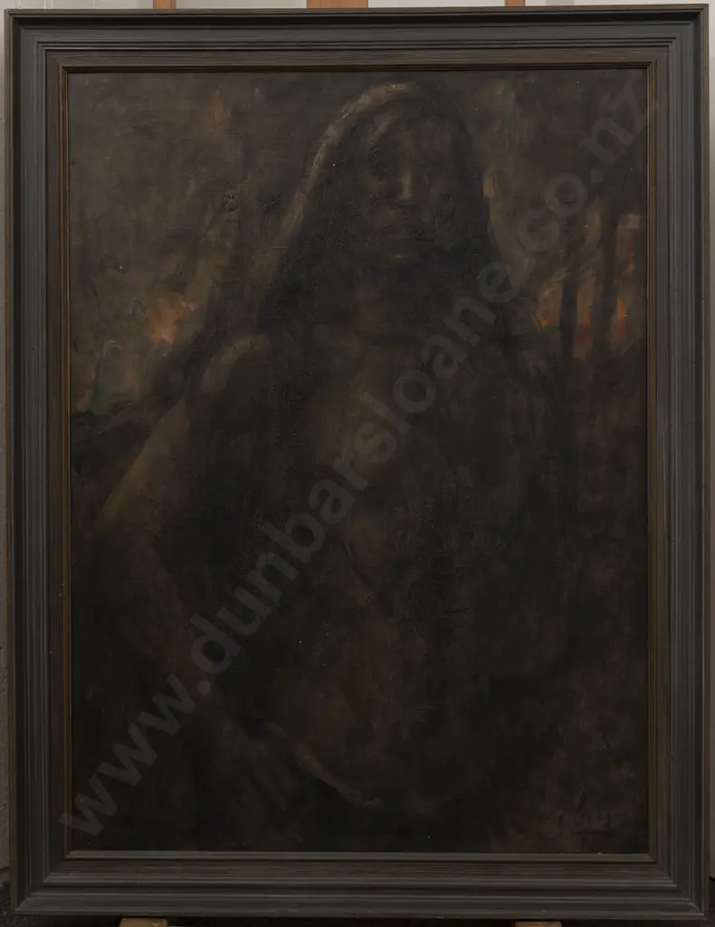 Unknown Artist - Figure in Burning Landscape Image 1++