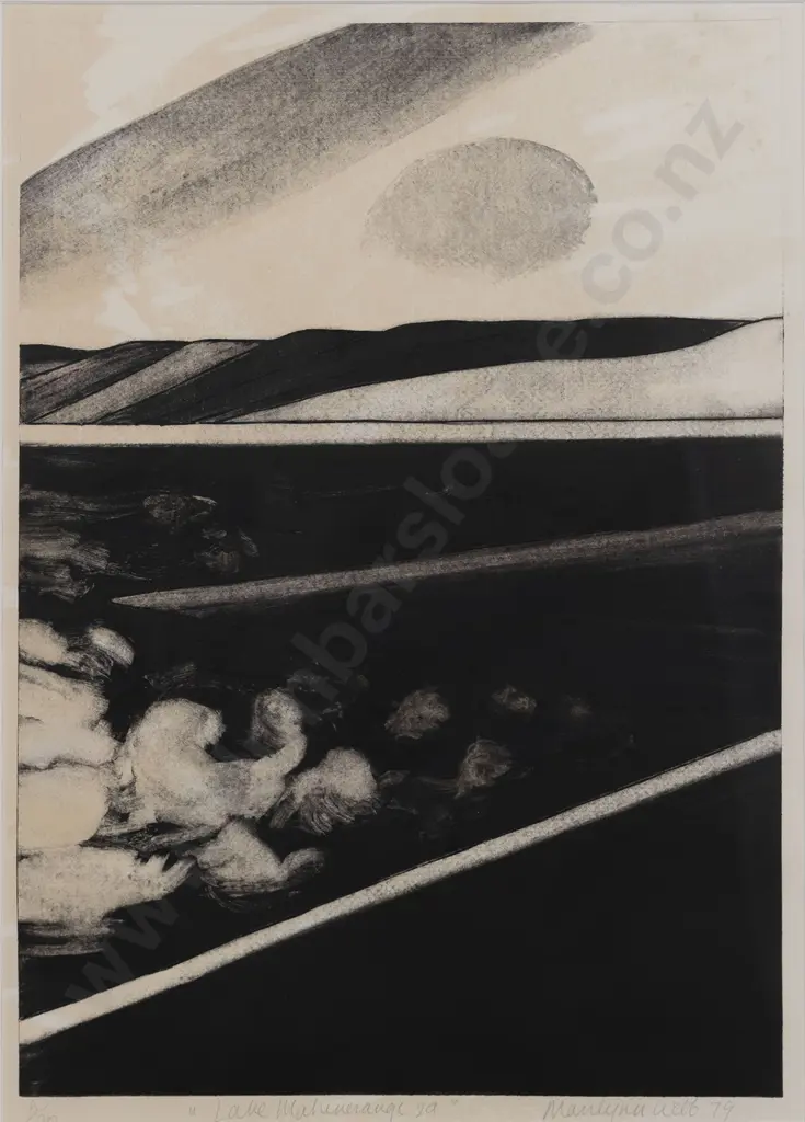 Marilynn Webb (1937 - 2021) -  Lake Mahinerangi 29 Image 1++
