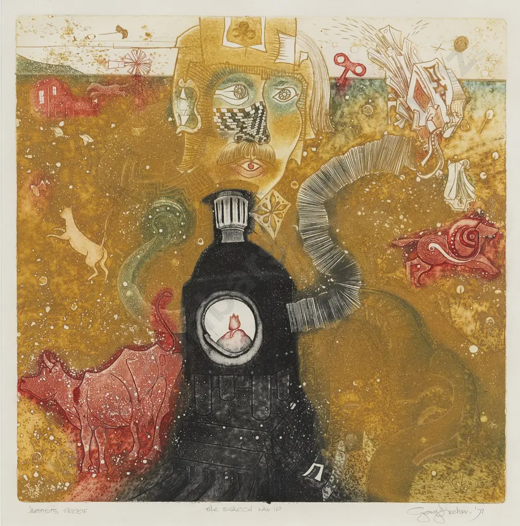 Gary Tricker (1938 - 2021) - The Search Lamp Image 1++