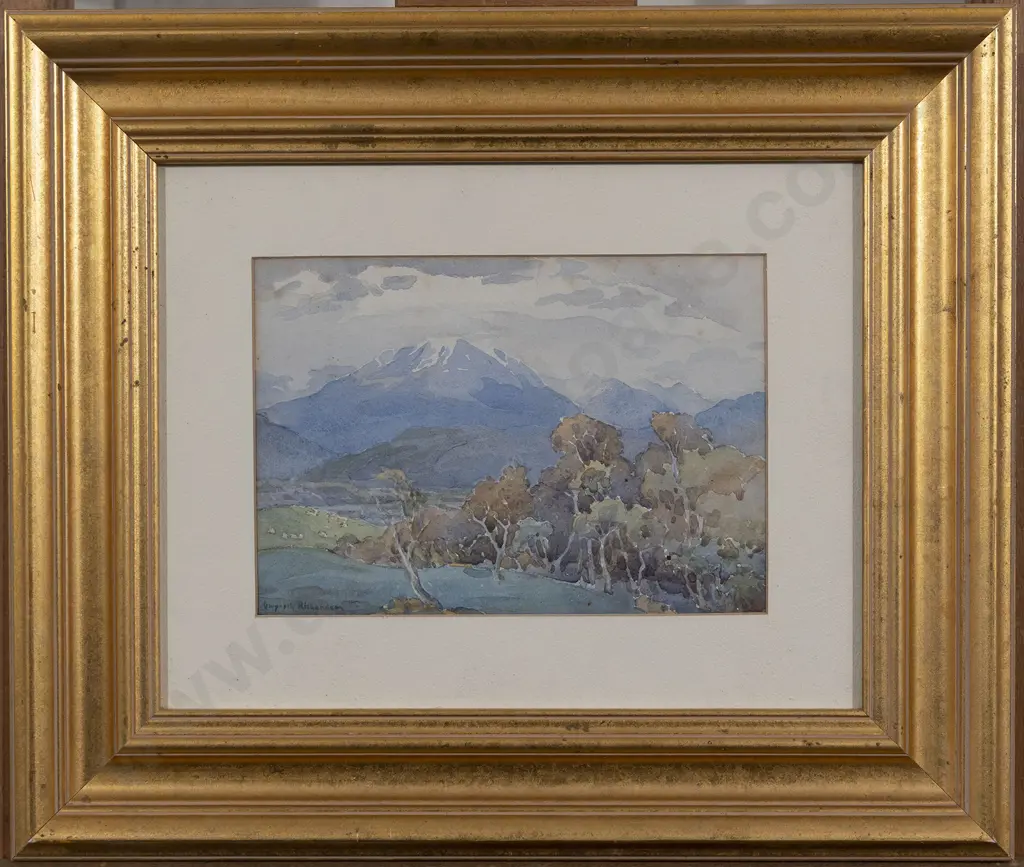Gwyneth Richardson (1896 - 1980) - Alpine Landscape Image 1++