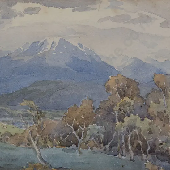Gwyneth Richardson (1896 - 1980) - Alpine Landscape