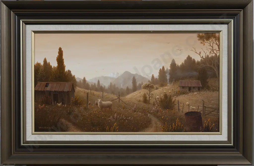 Hans Brutsch (1928 - 2014) - In the Motueka Valley Image 1++