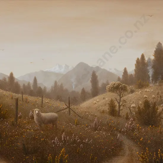 Hans Brutsch (1928 - 2014) - In the Motueka Valley