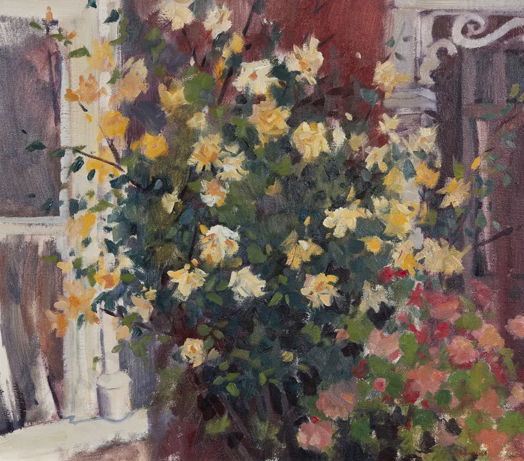 Brian Badcock (b 1952) - Old Roses Image 1++