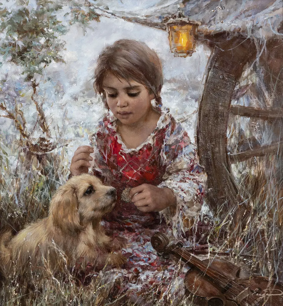 Eugenea - Girl with Dog Image 1++