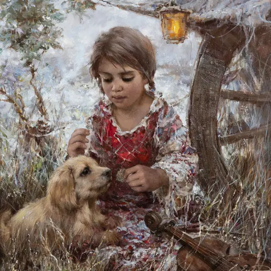 Eugenea - Girl with Dog