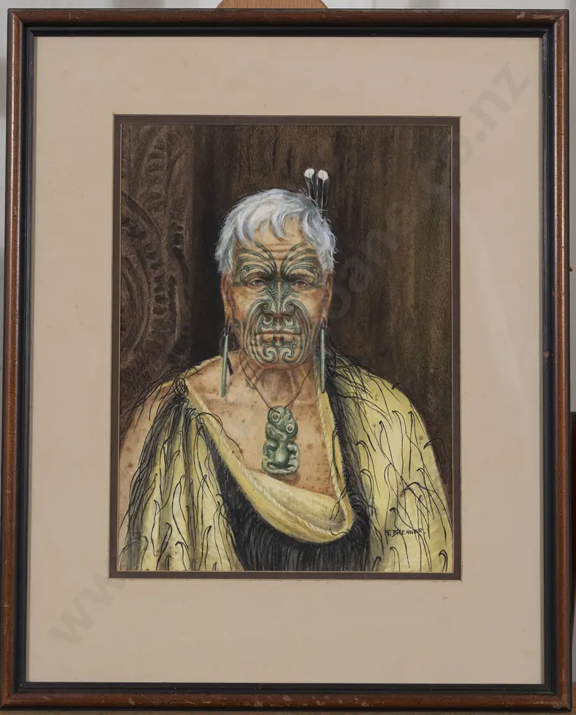 F Brenner - Maori Chief Image 1++
