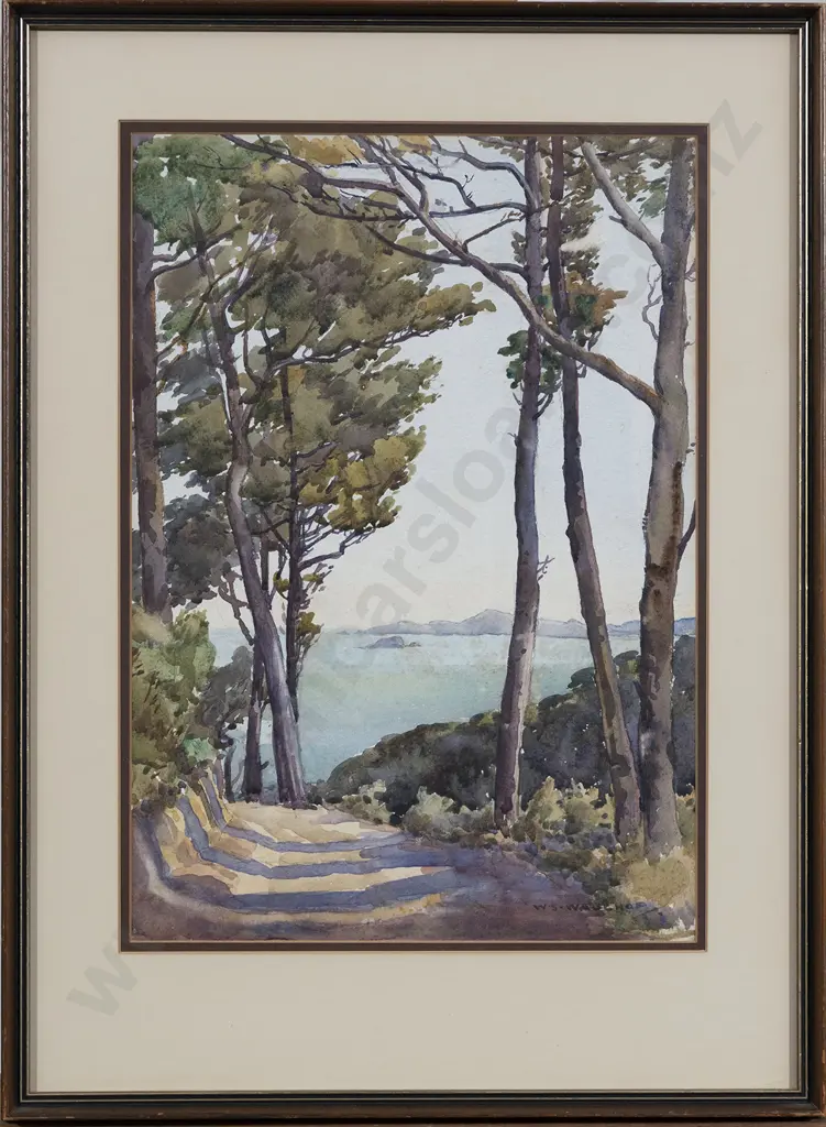 W S Wauchop (1889 - 1971) - Days Bay Image 1++