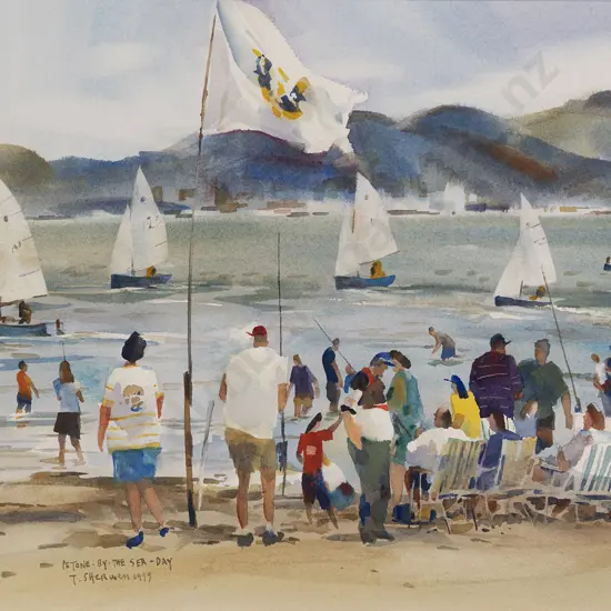 Ted Sherwin - Petone By The Sea Day