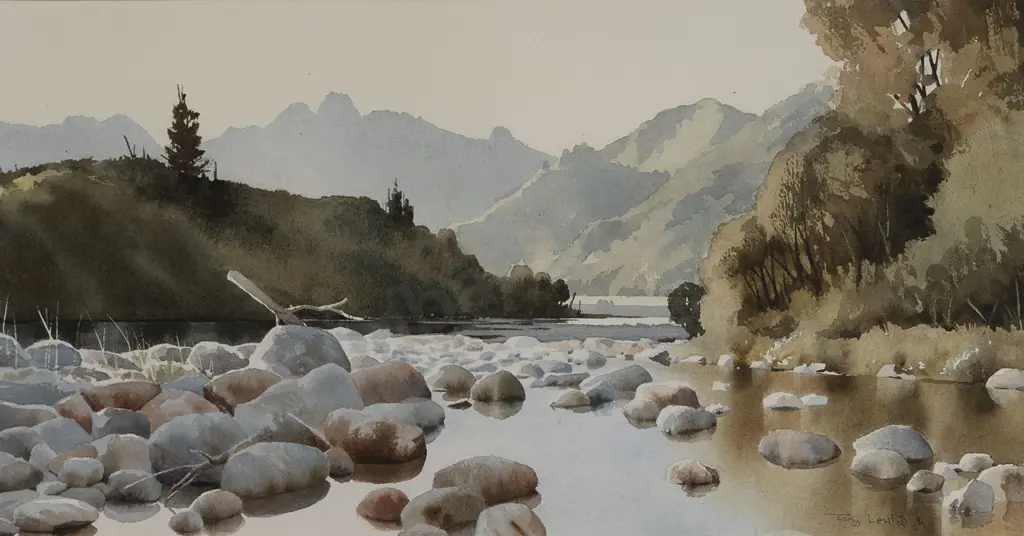 Tony Lewis - Tairua River Coromandel Image 1++