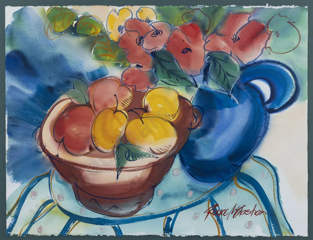 Royce McGlashan - Still Life with Fruit & Flowers Image 1++