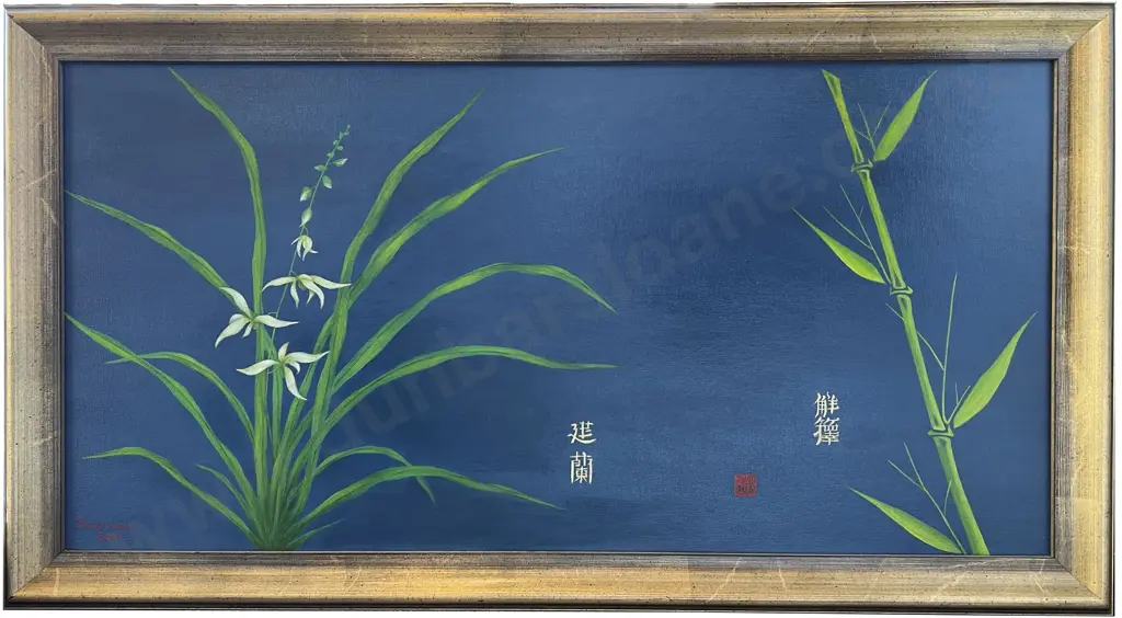 Richard Shallcrass - Orchid & Bamboo Image 1++