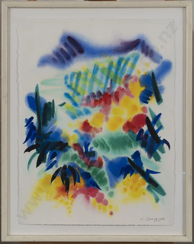 Rhonda Greig (b 1940) - Untitled Abstract Image 1++