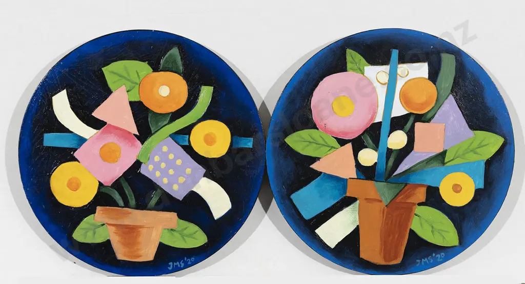 John Staniford - Cubist Pot No.2 and No.3 Image 1++
