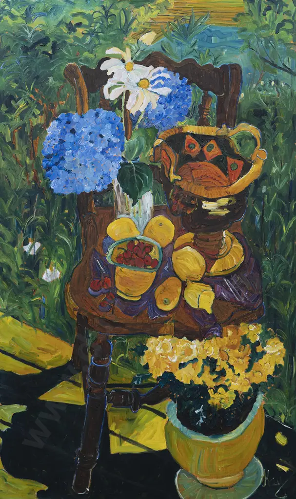Kay Palmer - Still Life with Hydrangeas Image 1++
