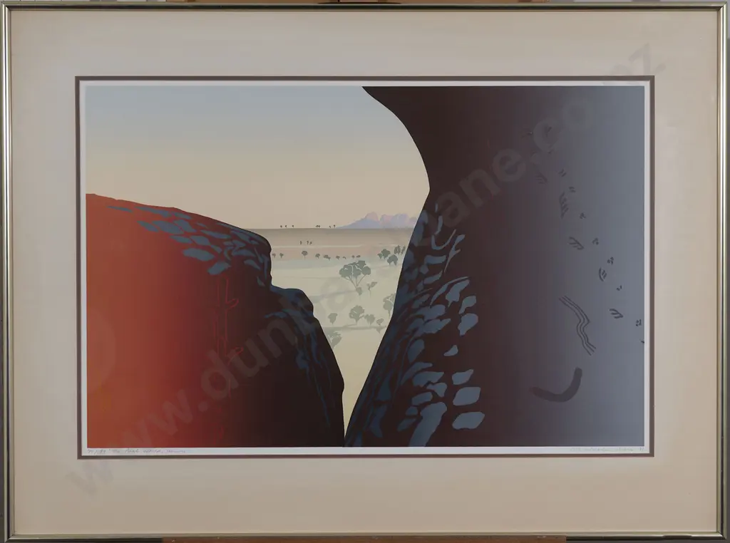 Malcolm Warr (b 1939) - The Real World Uluru Image 1++