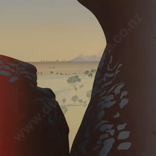 Malcolm Warr (b 1939) - The Real World Uluru