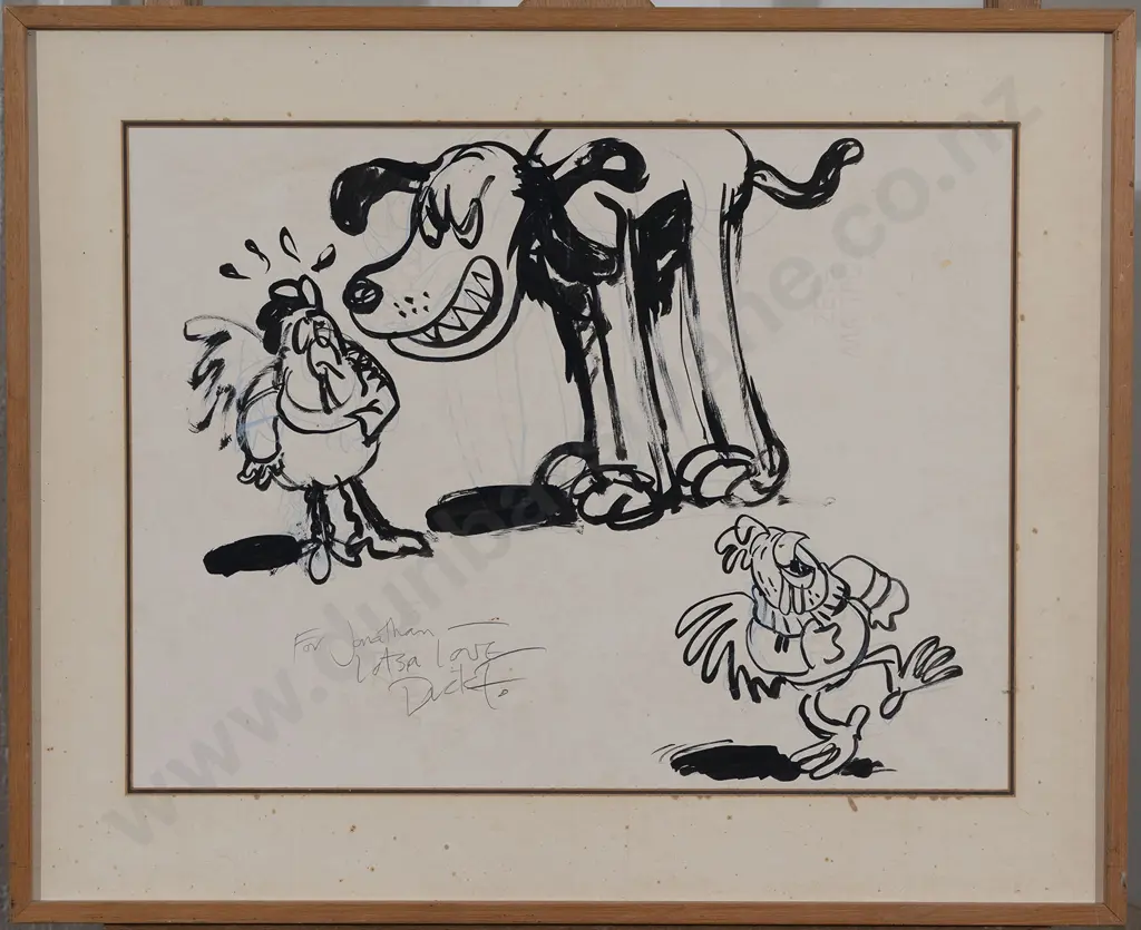 Dick Frizzell (b 1943) - Cartoon Sketch Image 1++