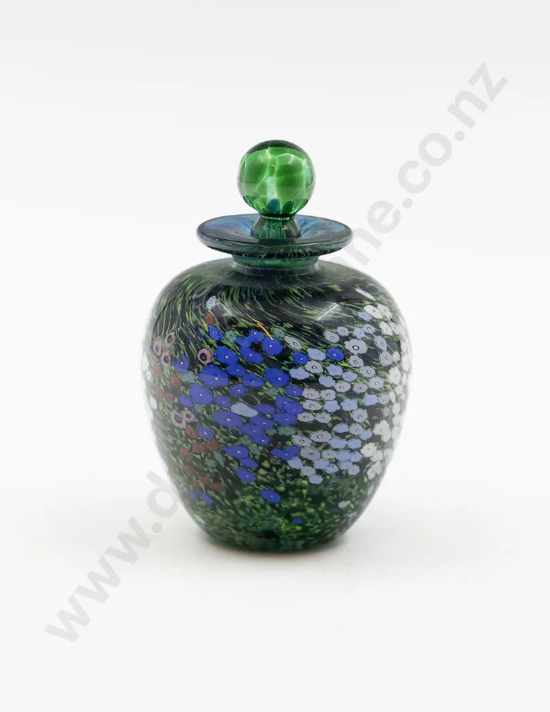 Peter Raos "Monet Spring" Glass Scent Bottle Image 1++