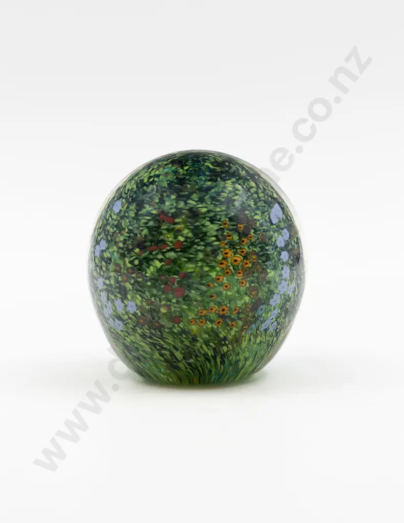 Peter Raos "Monet Spring" Glass Paperweight Image 1++